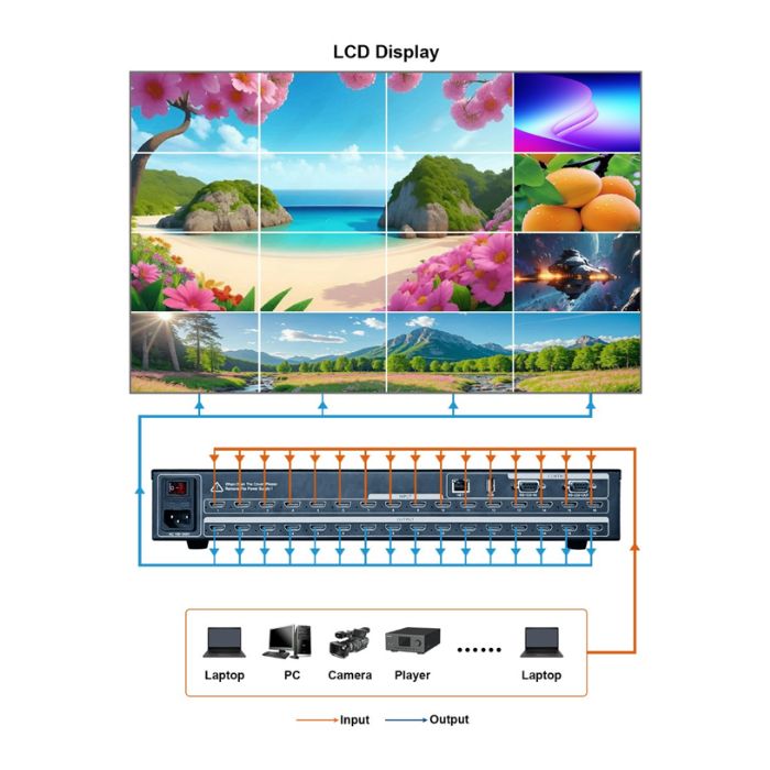 AIR-MT16K-LCD-Matrix-Switcher